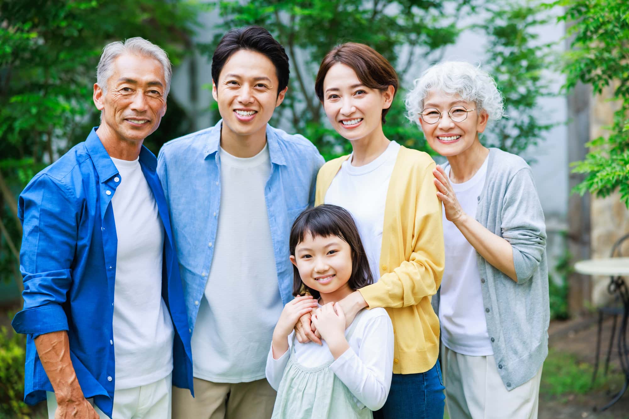 ブラッシング指導で綺麗な歯を維持している家族